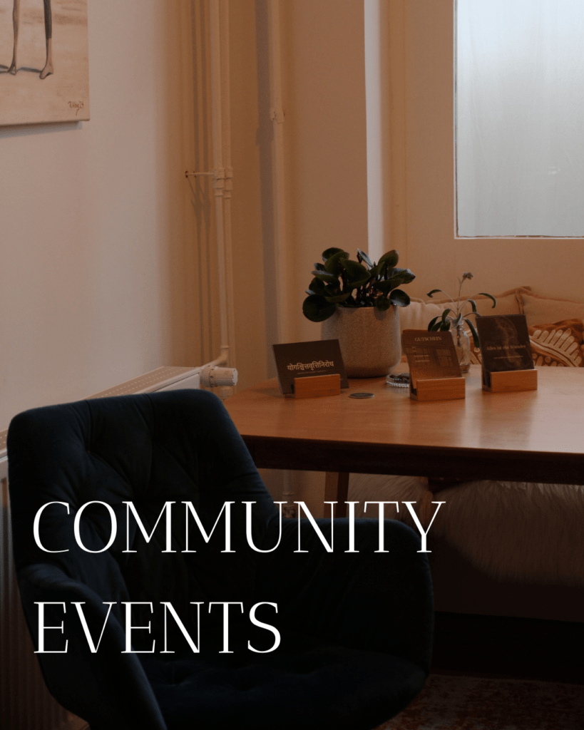 Raumvermietung community events